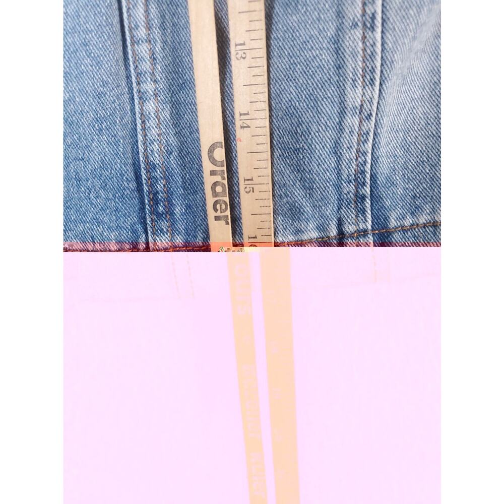 Billabong Denim Mini Skirt Womens Size 31 Blue Jean Button Front Panel - Picture 11 of 14
